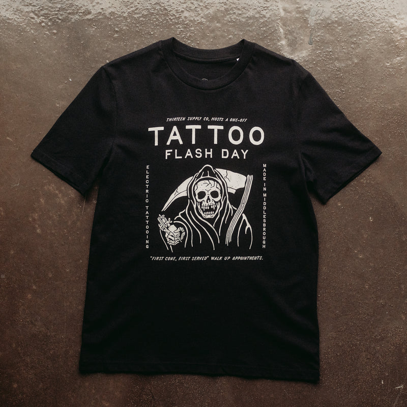 TATTOO FLASH - BLACK UNISEX T-SHIRT