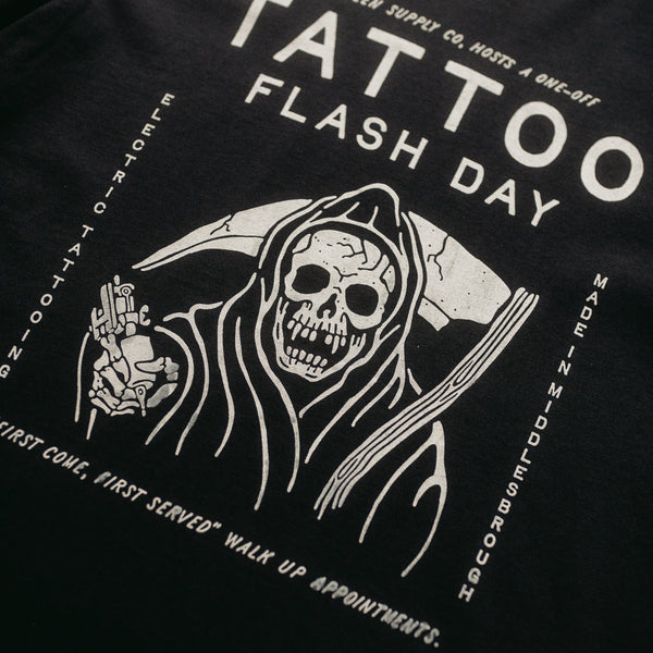 TATTOO FLASH - BLACK UNISEX T-SHIRT