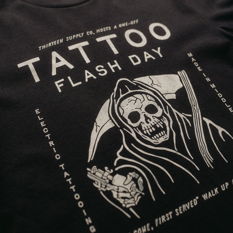 TATTOO FLASH - BLACK UNISEX T-SHIRT
