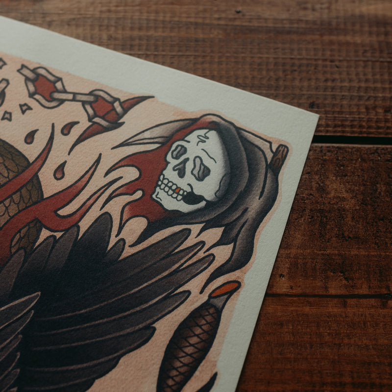 ETERNAL STRUGGLE - ART PRINT