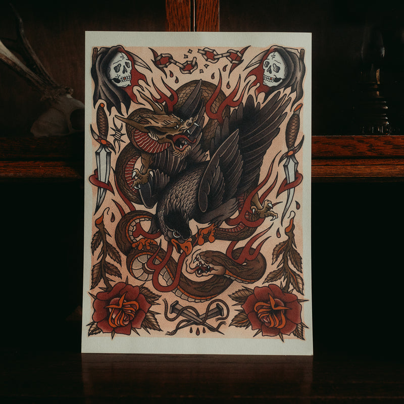 ETERNAL STRUGGLE - ART PRINT