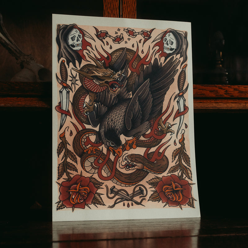 ETERNAL STRUGGLE - ART PRINT