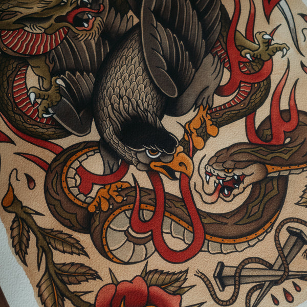 ETERNAL STRUGGLE - Giclée Art Print