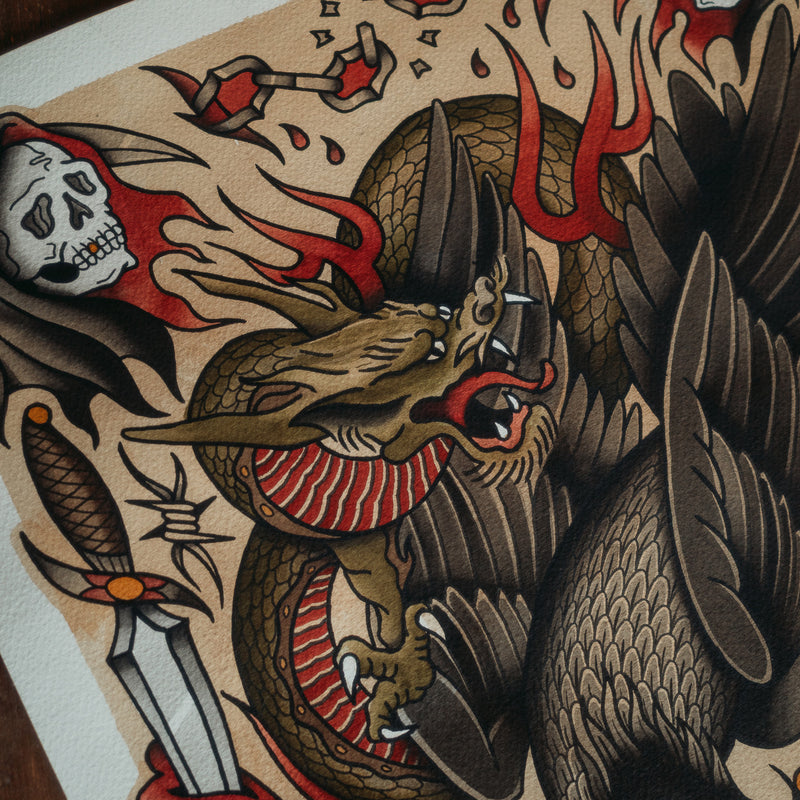 ETERNAL STRUGGLE - Giclée Art Print