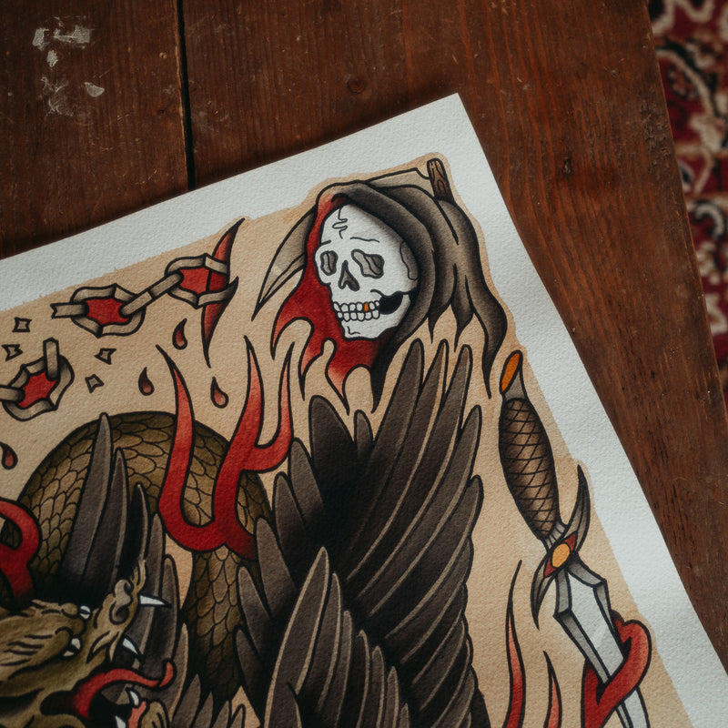 ETERNAL STRUGGLE - Giclée Art Print