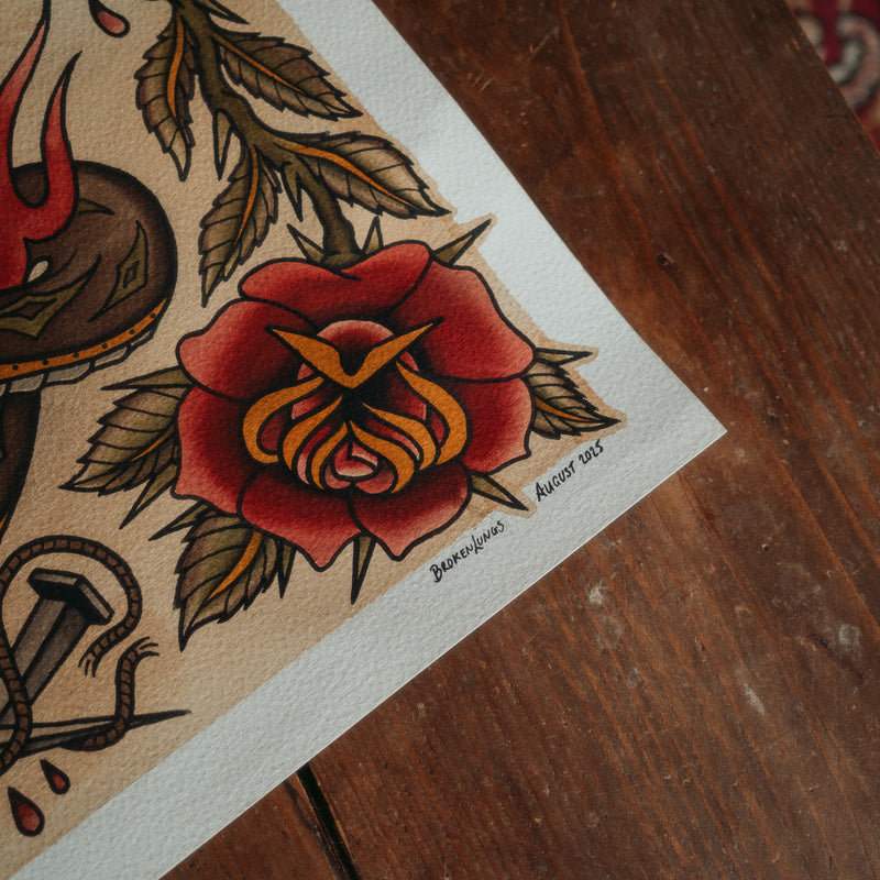 ETERNAL STRUGGLE - Giclée Art Print