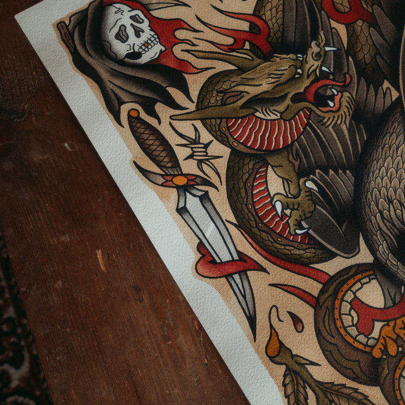 ETERNAL STRUGGLE - Giclée Art Print