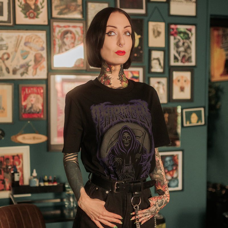 HARVESTER OF DEATH - BLACK UNISEX T-SHIRT