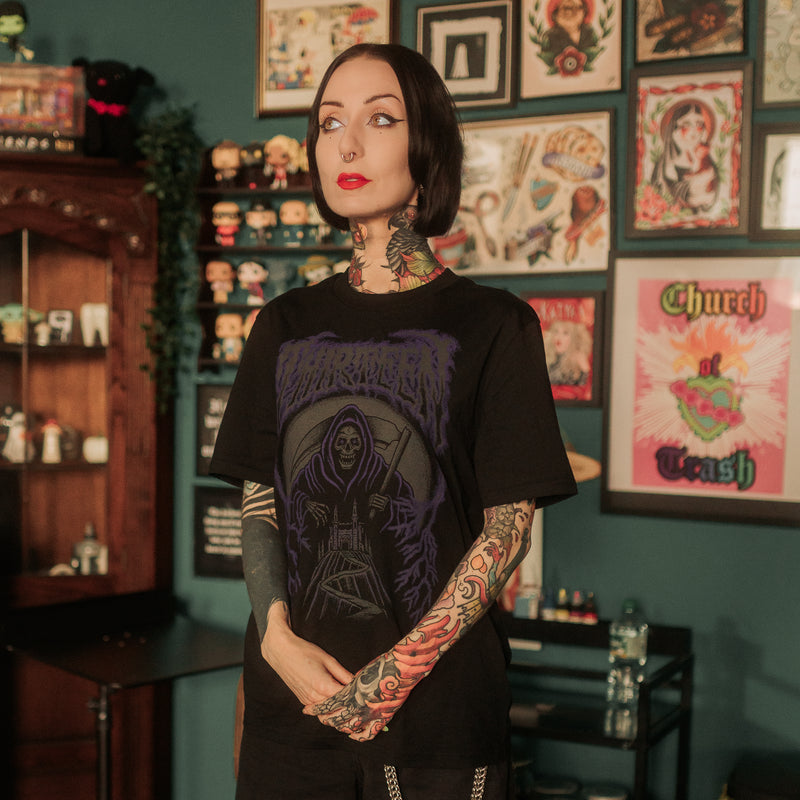 HARVESTER OF DEATH - BLACK UNISEX T-SHIRT