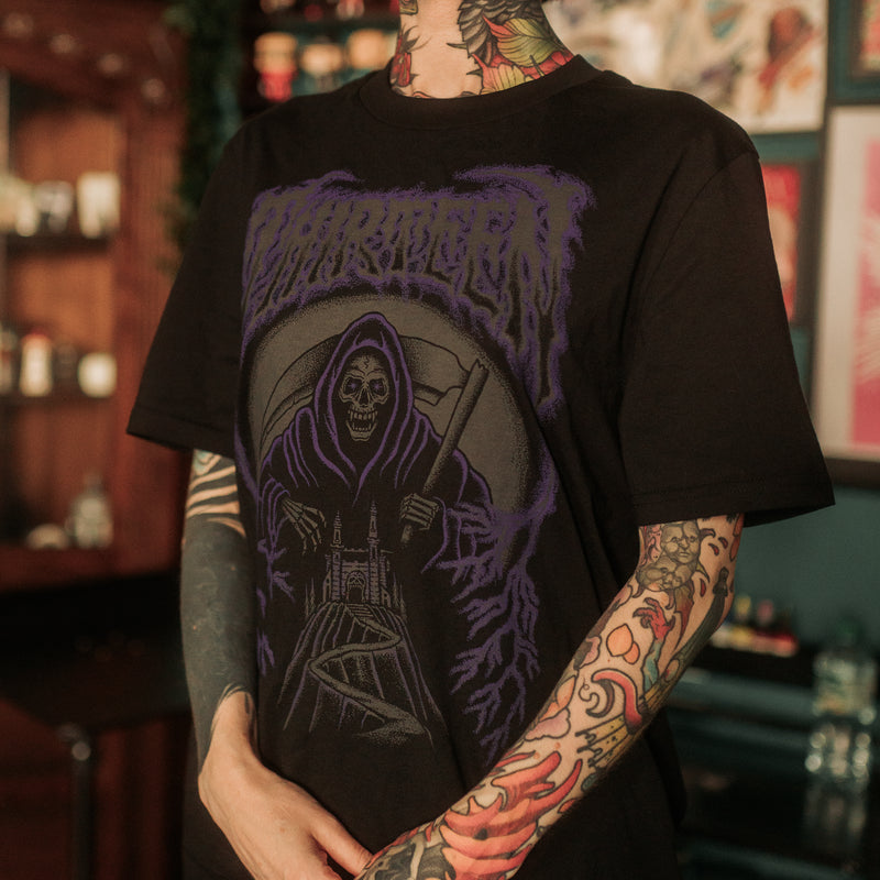 HARVESTER OF DEATH - BLACK UNISEX T-SHIRT