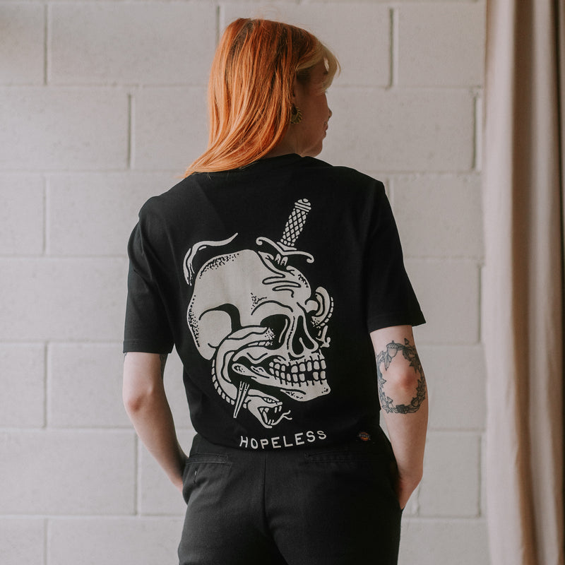 HOPELESS - BLACK UNISEX T-SHIRT