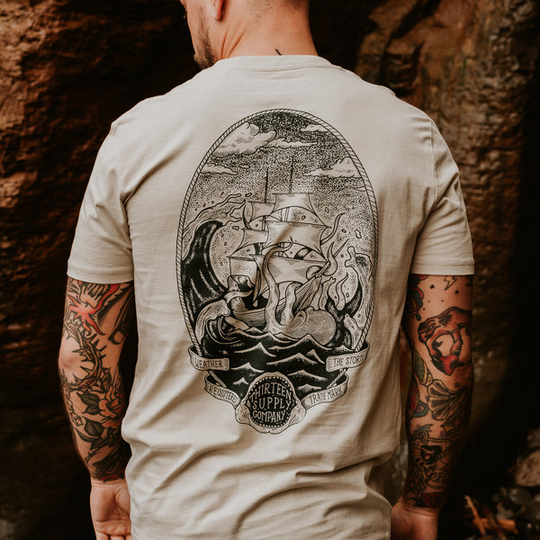 WEATHER THE STORM - OATMEAL UNISEX T-SHIRT