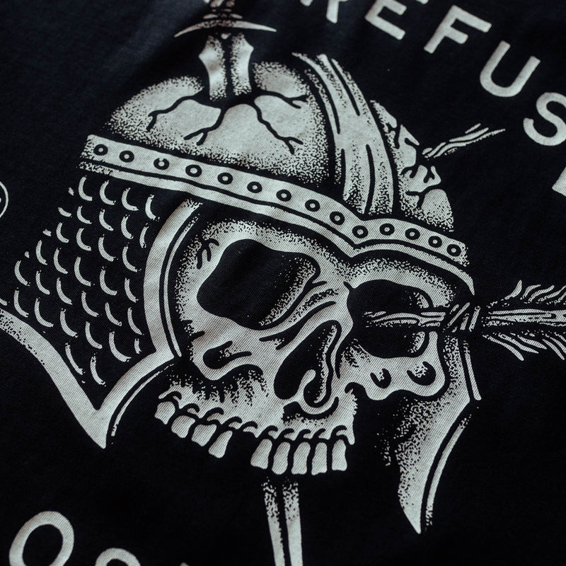 REFUSE TO LOSE - BLACK UNISEX T-SHIRT