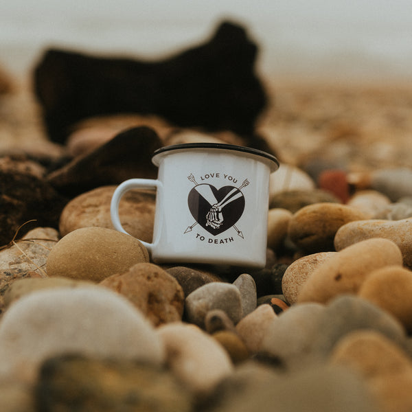 LOVE YOU TO DEATH - ENAMEL MUG