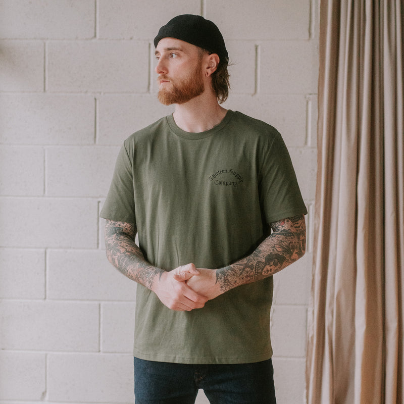WANDERER - KHAKI UNISEX T-SHIRT