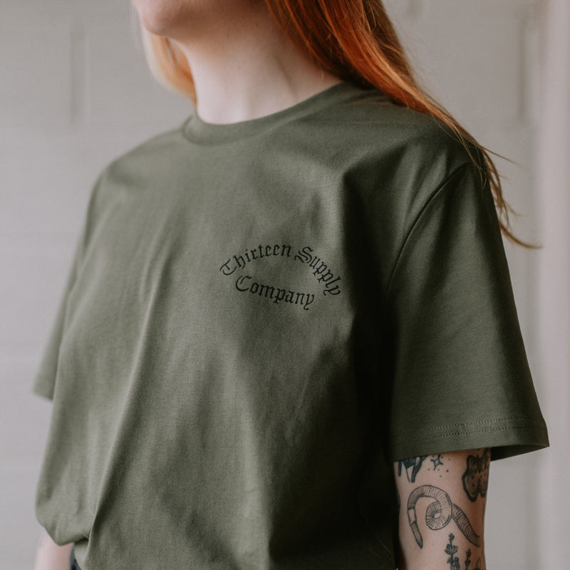 WANDERER - KHAKI UNISEX T-SHIRT