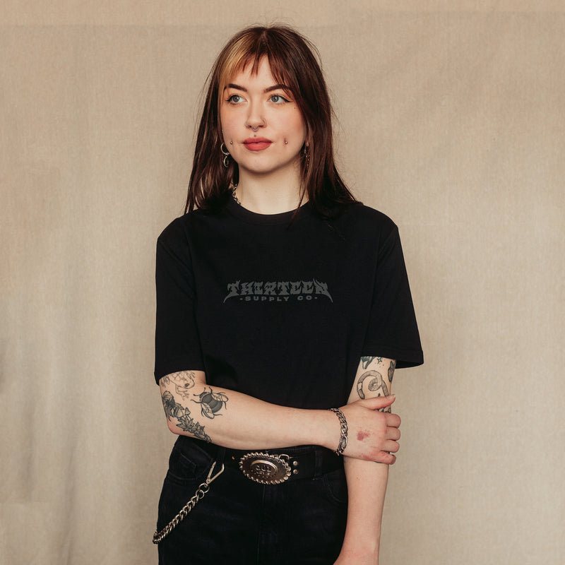AS THE WORLD BURNS - BLACK UNISEX T-SHIRT