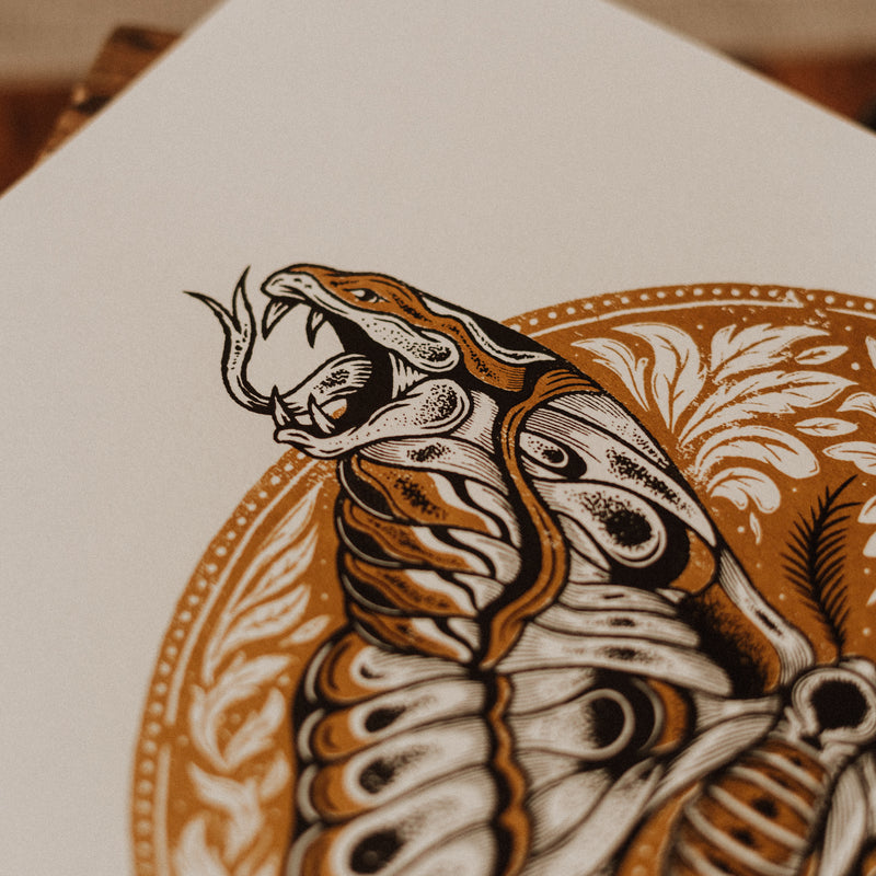 ATTACUS ATLAS - A3 SCREEN PRINT