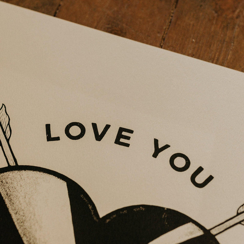LOVE YOU TO DEATH - Art Print - Thirteensupply.co