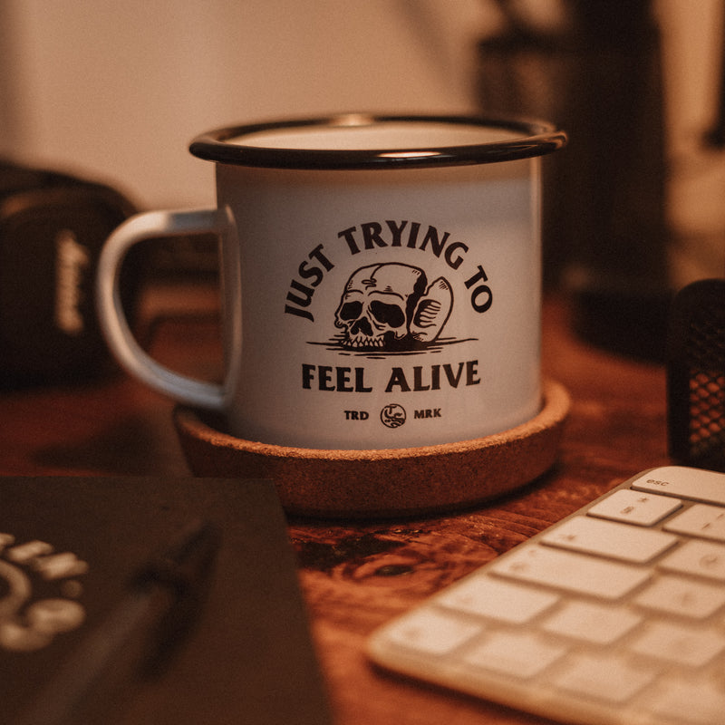 FEEL ALIVE - ENAMEL MUG