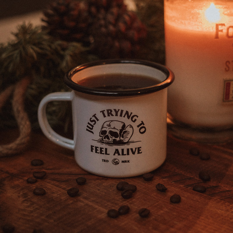 FEEL ALIVE - ENAMEL MUG