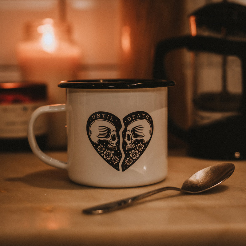 UNTIL DEATH - ENAMEL MUG