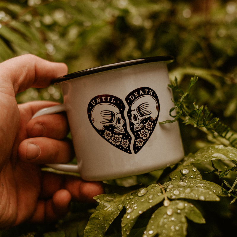 UNTIL DEATH - ENAMEL MUG